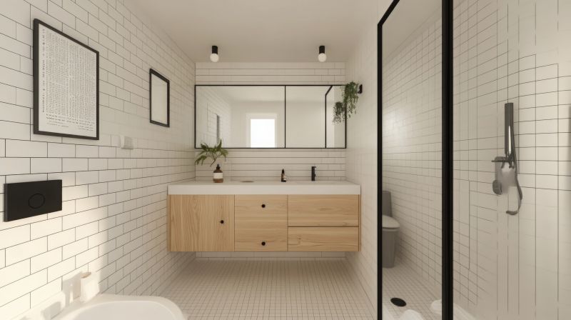 Floating Vanity with Integrated Storage